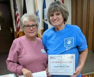 Legion Auxiliary unit names member of 2026